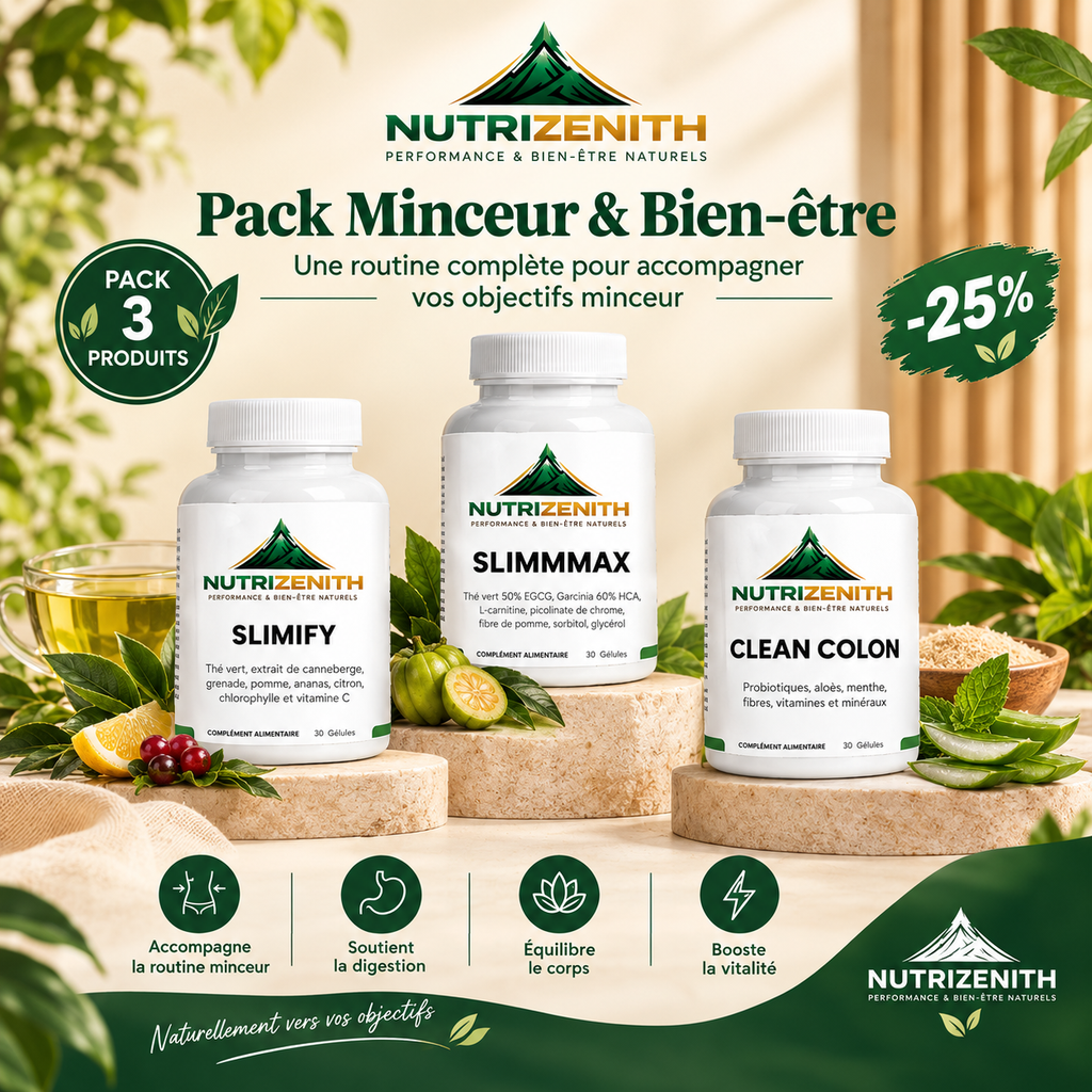 Pack Perte de poids – Solution 3-en-1 pour accompagner votre programme minceur