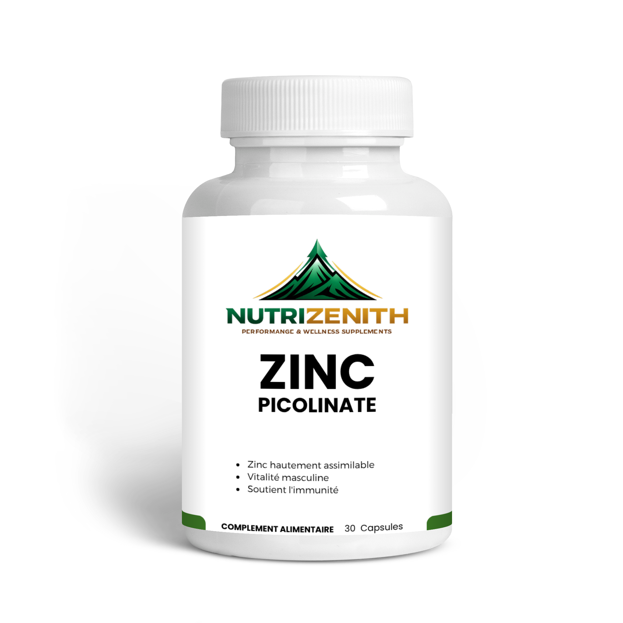 Zinc Picolinate – Soutien complet de la vitalité masculine, de l'immunité et de l'énergie quotidienne – Image 2