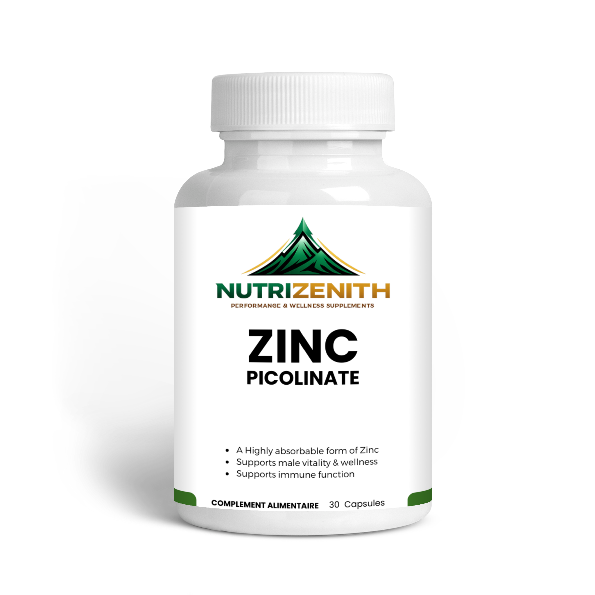 Zinc Picolinate - Complete Support for Male Vitality, Immunity & Daily Energy - Image 3